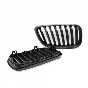 BMW M Performance Style Matte Black Front Grilles F22 / F23 2 Series Fitment