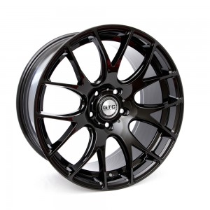 GTC Wheels GT-CR 19"x8.5 ET35 SINGLE Wheel Gloss Black Audi A4 B6 B7 B8 / A5 / S5 Fitment