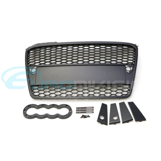 Audi RS4 Style Grille for A4 B7 Black Finish