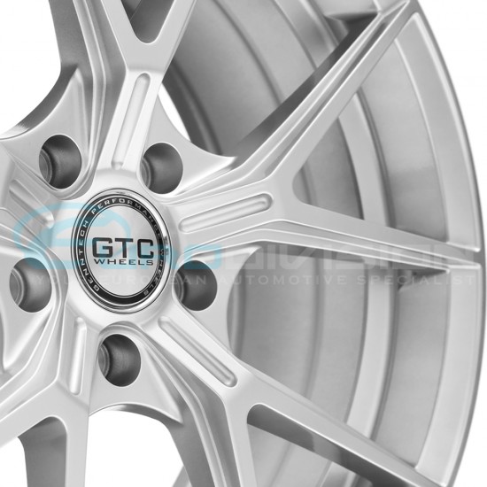 GTC Wheels AFF-1 Gloss Silver 18" VW Golf MK5 / MK6 / MK7 Fitment