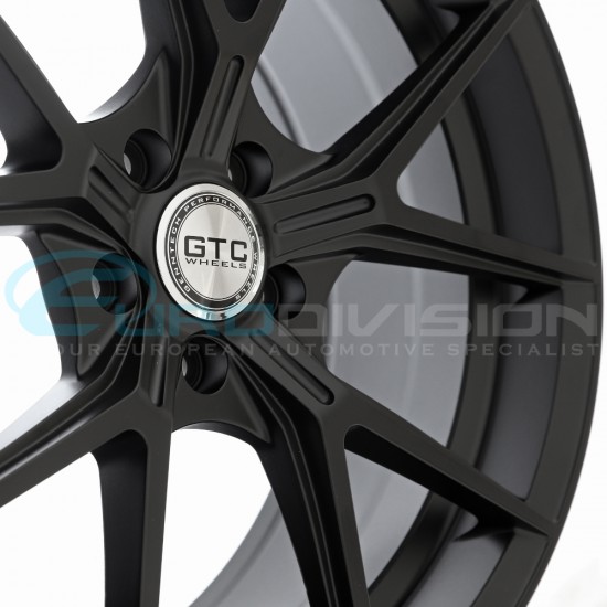 GTC Wheels AFF-1 Satin Black 19" VW Golf MK5 / MK6 / MK7 TSI TDI GTI GTD R32 R 
