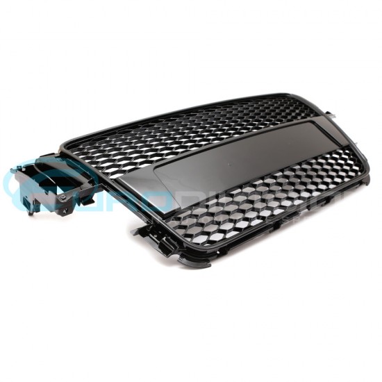 Audi RS5 Style Grille for A5 / S5 8T Pre-Facelift Gloss Black Finish