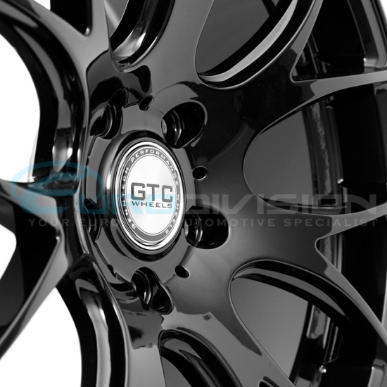 GTC Wheels GT-CR 19" Gloss Black VW Golf MK5 / MK6/ MK7 Fitment