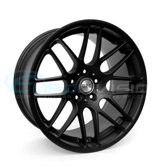 GTC Wheels GT-CS 19"x8.5 ET40 SINGLE Wheel Matte Black BMW E46 E90 E92 F30 F32 F33 E82