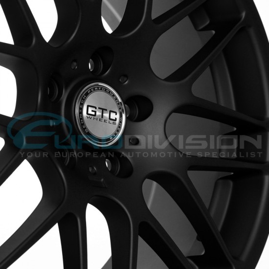GTC Wheels GT-CS 19"x8.5 ET40 SINGLE Wheel Matte Black BMW E46 E90 E92 F30 F32 F33 E82