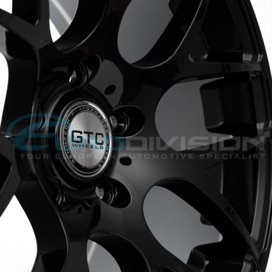 GTC Wheels GT-CX 19"x8.5 ET35 SINGLE Wheel Square Gloss Black Audi A4 B6 / B7 / VW Tiguan Fitment