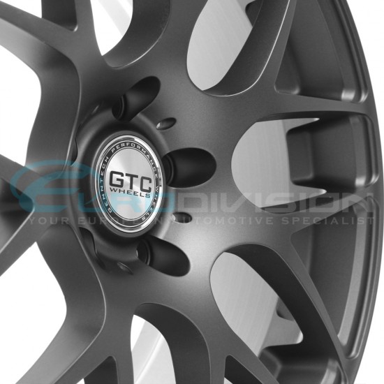 GTC Wheels GT-CX 19" Square Matte Anthracite BMW 3 Series E46 Coupe / Sedan / Convertible Fitment 