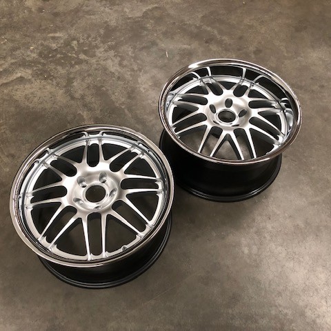 GTC Wheels GT-VS 19" Wheels for BMW E46 M3 / Z4M Hyper Silver / Stainless Steel Lip